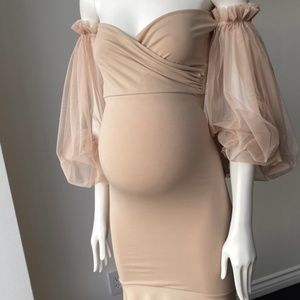Maternity photo/ baby shower dress